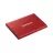 Hard disk extern Samsung Portable SSD T7 Red, 500GB