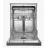 Masina de spalat vase MIDEA MFD60S970X, 14 seturi,  8 programe,  Control electronic,  61 cm,  Inox, A+++