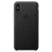 Husa APPLE Original iPhone XS Leather Case Black