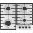 Plita incorporabila cu gaz GORENJE GT642SYW, 4 arzatoare,  Sticla calita,  Aprindere electrica,  Alb, Negru