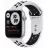 Smartwatch APPLE Watch Series 6 GPS,  44mm Silver Aluminium Case with Pure Platinum/Black Nike Sport,  MG293 GPS, iOS 14+,  Retina LTPO OLED,  1.78",  GPS,  Bluetooth 5.0,  Argintiu,  Alb