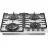 Варочная газовая панель GORENJE GTW 642 SYW, 4 конфорки,  Wok конфорка,  Закаленное стекло,  Электроподжиг,  Белый, Черный
