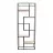 Raft DP ATHENA 1, Metal,  PAL melaminat,  Negru,  Stejar laptos, 210 x 80 x 30