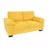 Canapea DP OSLO (2locuri)Yellow, Canapea,  Stofa,  160 x 85 x 88 cm