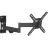 Suport perete BARKAN 2300 Black Full Motion, 13"-43",  0°-15°,  200x200,  25 kg,  Negru
