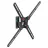 Suport perete BARKAN BM320 BLACK SWIVEL, 13"-65",  -5°, +15°,  400x400,  40 kg,  Negru