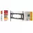 Настенное крепление BARKAN Barkan E400+ Black Fixed, 32"-90",  600x400,  60 кг,  Чёрный