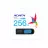 USB flash drive ADATA UV128 Black-Blue, 256GB, USB3.1