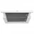 Hota Whirlpool AKR 749/1 WH, 304 m³/h, 1 motor, 60 cm, Filtru de grasime carbon, Alb	