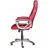 Fotoliu Gaming TRUST GXT 705 Ryon Red, Metal,  Piele artificiala,  Gazlift,  150 kg,  160-190 cm,  Negru,  Rosu