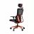 Fotoliu Gaming Cougar ARGO Orange, Metal cu aplicari din plastic,  Plasa,  Piele PVC,  Gazlift,  150 kg,  160-190 cm,  Negru, Oranj