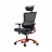 Игровое геймерское кресло Cougar ARGO Orange, Металл с пластиковыми накладками,  Сетка,  ПВХ кожа,  Газлифт,  150 кг,  160-190 см,  Черный, Оранжевый