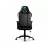 Fotoliu Gaming Cougar ARMOR ONE Black/Sky Blue, Metal,  Piele PVC,  Gazlift,  120 kg,  145-180 cm,  Negru,  Albastru deschis