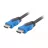 Cablu video Lanberg HDMI-HDMI,  V2.0 4K,  1.8m, High Speed Flat,  (Max Resoluiton: 3840 x 2160,  Gold-plated,  Plastic shield,  Cooper)