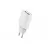 Incarcator HELMET WALL CHARGER 2USB WITH TYPE-C CABLE WHITE