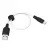 Cablu Hoco HOCO X21 Plus Silicone charging cable for Type-C B/W
