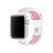 Bratara pentru ceas APPLE Sport Apple watch strap  silica gel 38/40  White Pink