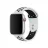 Bratara pentru ceas APPLE Sport Apple watch strap  silica gel 38/40 White Black