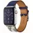 Ремешок браслет для часов VPG Rhea Series Real leather iwatch strap Blue  40mm