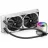 Cooler universal DEEPCOOL CASTLE 240EX WHITE, (≤32.1 dB(A), 64.4 CFM, 2x120mm, RGB LED, 1420g.)