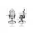 Игровое геймерское кресло NobleChairs Epic NBL-PU-BLA-004 White, User max load up to 120kg / height 165-180cm