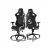 Fotoliu Gaming NobleChairs Epic NBL-PU-SKG-001 SK Gaming Edition, Metal, Piele eco, Gazlift, 120 kg, 165-180 cm, Negru, Alb