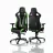 Fotoliu Gaming NobleChairs Epic NBL-PU-SPE-001 Sprout Edition, Metal,  Piele eco,  Gazlift,  120 kg,  165-180 cm,  Negru,  Verde