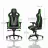 Fotoliu Gaming NobleChairs Epic NBL-PU-SPE-001 Sprout Edition, Metal,  Piele eco,  Gazlift,  120 kg,  165-180 cm,  Negru,  Verde