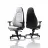 Fotoliu Gaming NobleChairs Icon NBL-ICN-PU-WBK White/Black, Metal,  Placaj,  Spuma poliuretanica,  Piele eco,  Gazlift,  150 kg,  165-190 cm,  Alb,  Negru