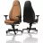 Fotoliu Gaming NobleChairs Icon NBL-ICN-RL-CBK Cognac/Black Real Leather, Metal,  Placaj,  Spuma poliuretanica,  Piele naturala,  Gazlift,  150 kg,  165-190 cm,  Cognac,  Negru