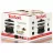 Oala de fiert cu aburi Tefal VC140131, 6 l,  900 W,  2 zone gatire,  Orez,  Legume,  Peste,  Carne,  Negru