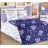 Lenjerie de pat Cottony Nimfe de padure, Pentru copii,  Percale,  Albastru, 110 x 145,  50 x 50