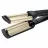 Ondulator BABYLISS C260, 3 setari,  160-180-200 °C,  15 mm double cylinder,  Titanium-ceramic,  Negru