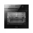 Cuptor electric incorporabil HANSA BOES684097, 77 l,  Grill electric,  Timer electronic,  Curatare cu abur,  Negru,, A