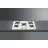 Plita incorporabila cu gaz SMEG P755SB, Gaz,  5 arzatoare,  Inox emaliat,  Arzator Express,  Aprindere electrica,  Alb
