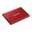 Жёсткий диск внешний Samsung Portable SSD T7 Red, 2.0TB, USB3.2,  Type-C