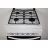 Комбинированная плита WOLSER WL-50601 WGE, 4 конфорки,  Традиционная очистка,  50 см,  Белый, Черный