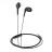 Casti cu fir Hoco M40 Prosody universal earphones with microphone Black