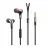 Casti cu fir Hoco M30 Glaring universal earphones with microphone Grey