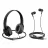 Casti fara fir Hoco W24 Enlighten headphones with mic set Blue