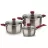 Набор посуды Rondell RDS-817, Нержавеющая сталь,  3 предмета в наборе,  Металлик