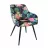 Scaun DP Airis flamingo, Pentru sufragerie,  Lemn,  Stofa,  Flamingo, 80 x 58 x 63