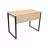 Стол DP Small Sonoma, ДСП,  Металл,   Сонома, 100 x 75 x 55