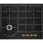 Plita incorporabila cu gaz ELECTROLUX EGH6343ROR, 4 arzatoare,  Arzator Wok,  Email,  Aprindere electrica,  Negru