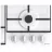 Plita incorporabila cu gaz GORENJE G640EW, 4 arzatoare,  Inox emailat,  Zona de incalzire rapida,  Aprindere electrica,  Alb