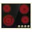 Plita incorporabila cu inductie GORENJE EC642CLI, 4 arzatoare,  Vitroceramica,  Control mecanic,  Negru