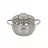 Set vesela GIPFEL GP-1511 (6 buc), 2 cratite cu capac,  1 caus cu capac,  Inox