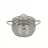 Set vesela GIPFEL GP-1511 (6 buc), 2 cratite cu capac,  1 caus cu capac,  Inox