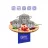 Set vesela GIPFEL GP-1511 (6 buc), 2 cratite cu capac,  1 caus cu capac,  Inox
