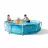 Каркасный металлический бассейн INTEX 28206 BEACHSIDE, 4485 л, 305 x 76 cм, 6-12, 12+, взрослые